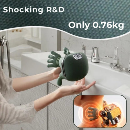 🔥LAST DAY 49% OFF- Shiatsu Neck & Shoulder Massager with Soothing Heat - Deep Tissue Kneading for Back & Neck Pain Relief