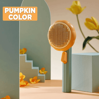 🐈Pumpkin Pet CombPet Grooming Self Cleaning Slicker Brush for Dogs Cats Puppy Rabbit