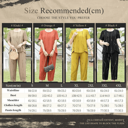 Elegant two-piece casual suit.