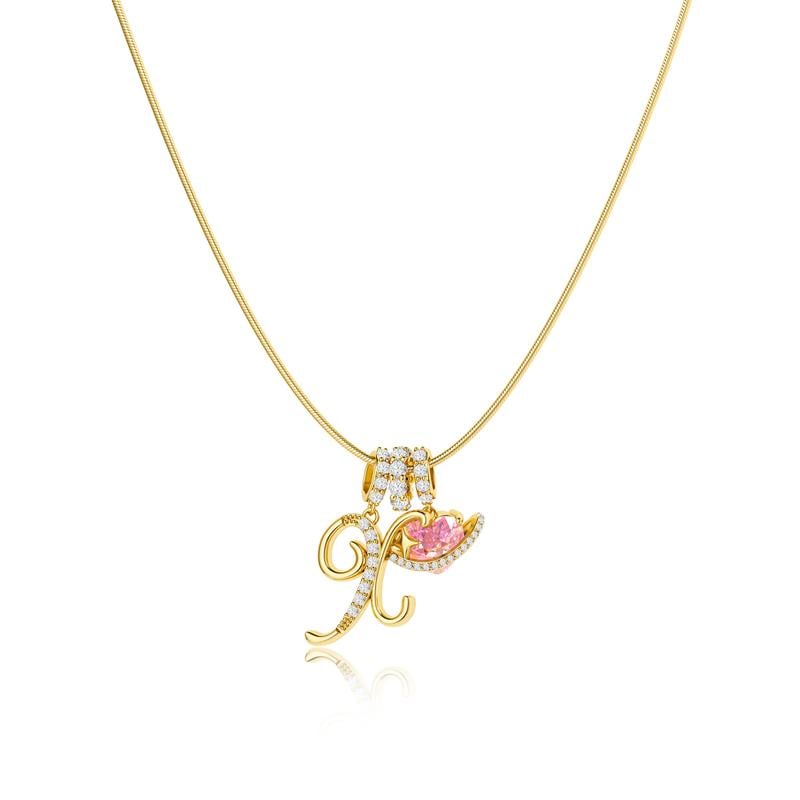 🔥LAST DAY 49% OFF- 📿14K Gold Plated 3-Layering Initial A-Z Letter Pendant Necklaces
