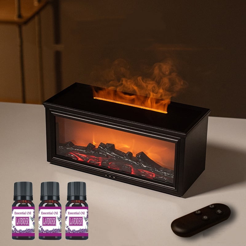 🔥LAST DAY 49% OFF- Mini Flame Multicoloured Fireplace Aromatherapy Diffuser
