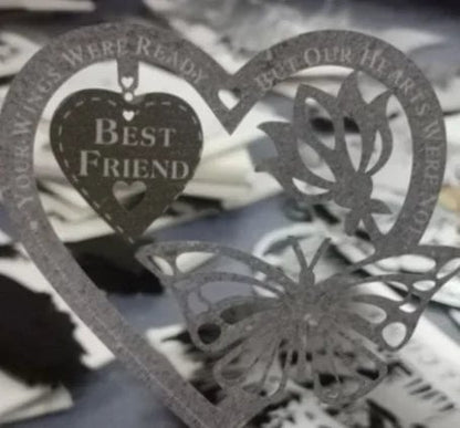 48% OFF🔥 - Memorial Gift Butterfly Ornament-Garden Memorial Plaque