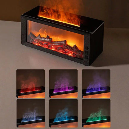 🔥LAST DAY 49% OFF- Mini Flame Multicoloured Fireplace Aromatherapy Diffuser