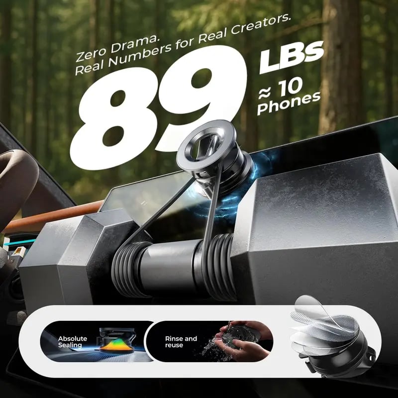 🔥LAST DAY 49% OFF- 360°Vacuum Car Phone Holder